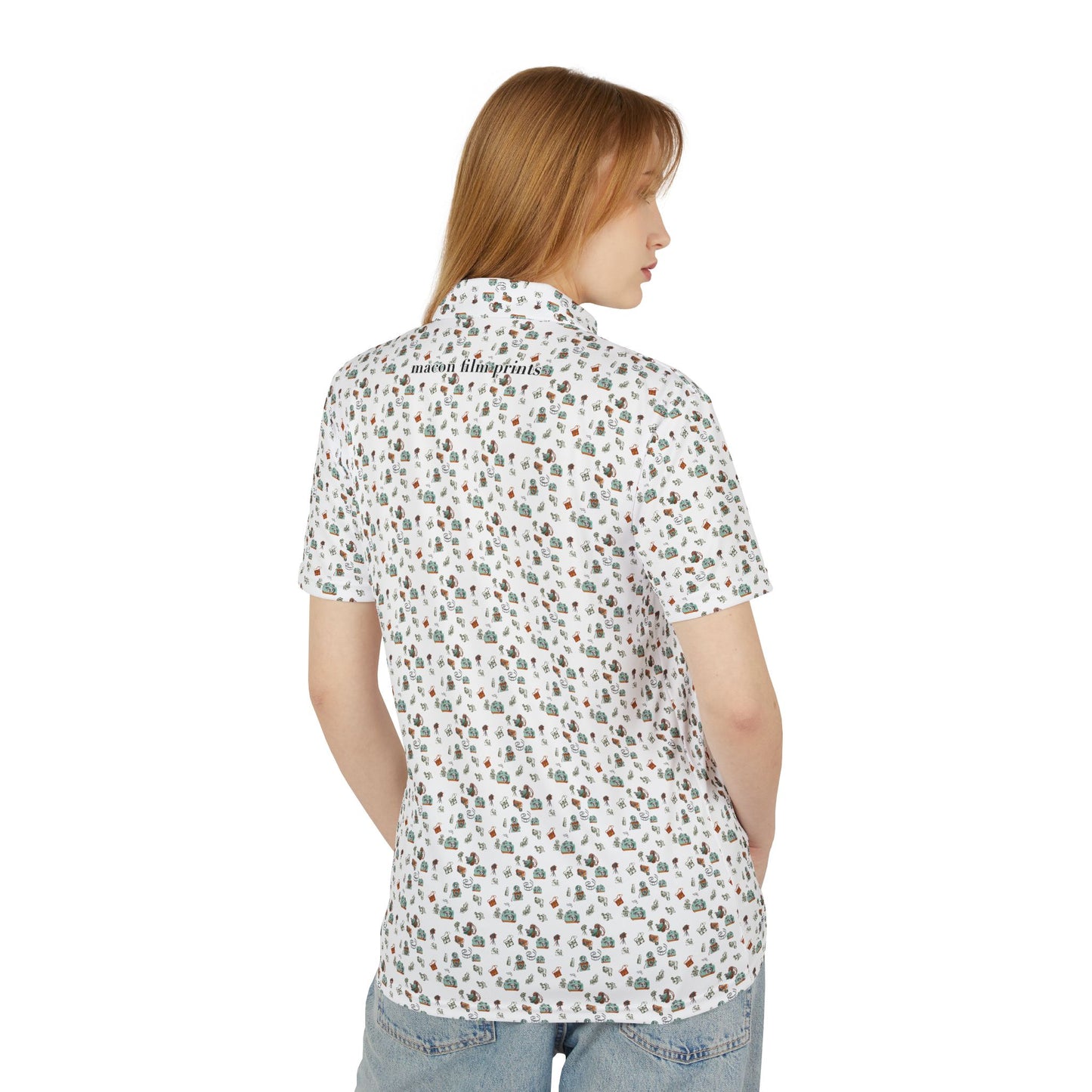 Vintage Camera Unisex Polo Shirt - Stylish All Over Print