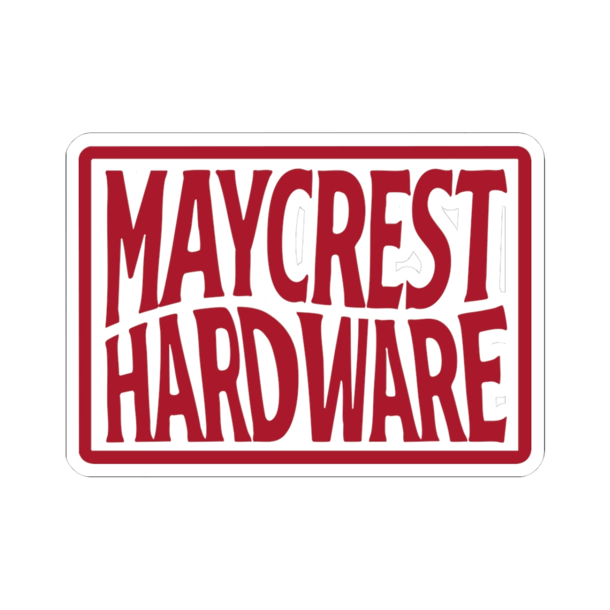Maycrest Hardware Kiss-Cut Stickers - Durable & Fun for Home Decor and Gifting