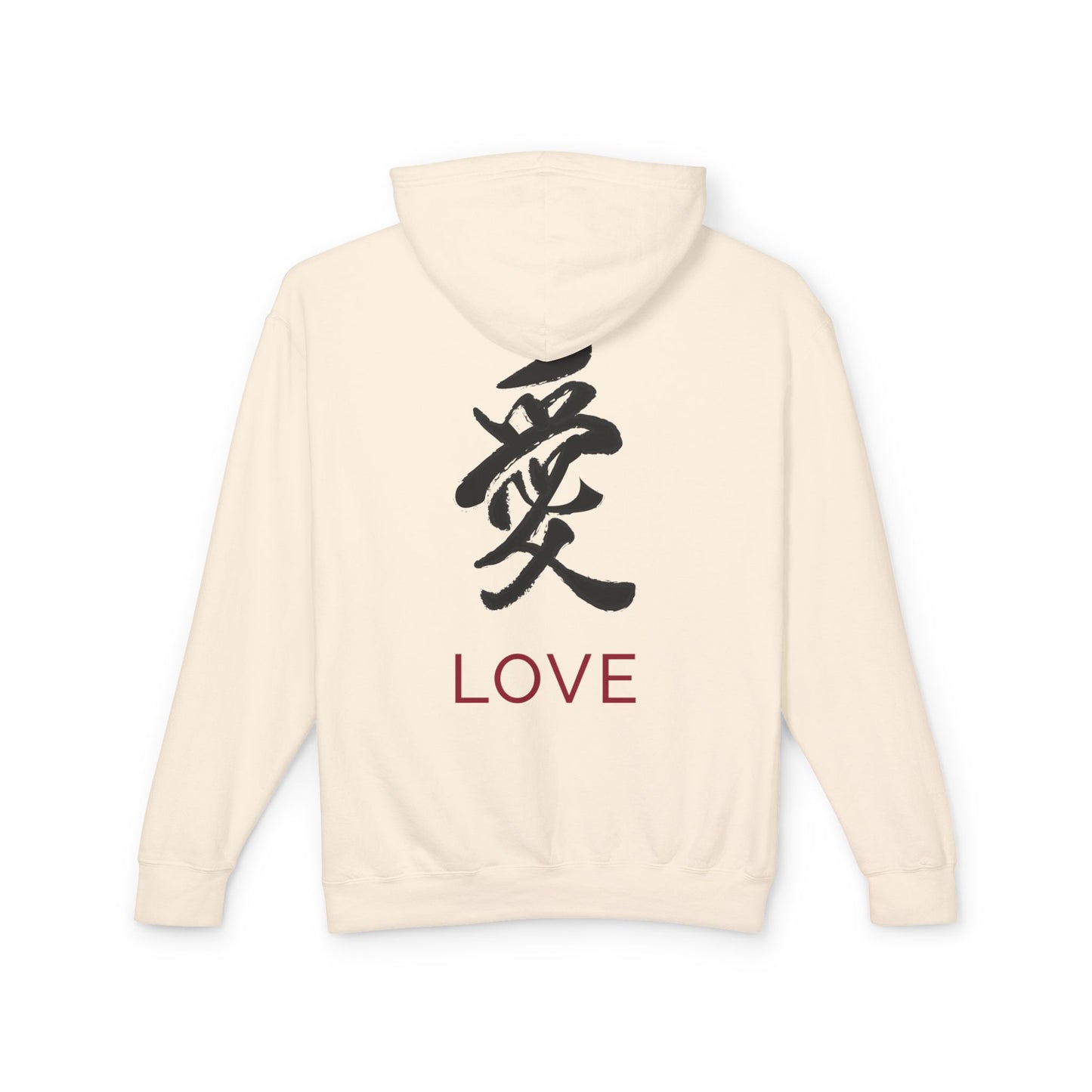 Unisex Lightweight Hooded Sweatshirt - Cherry Blossom Love Design - Perfect Gift for Cherry Blossom Festival!