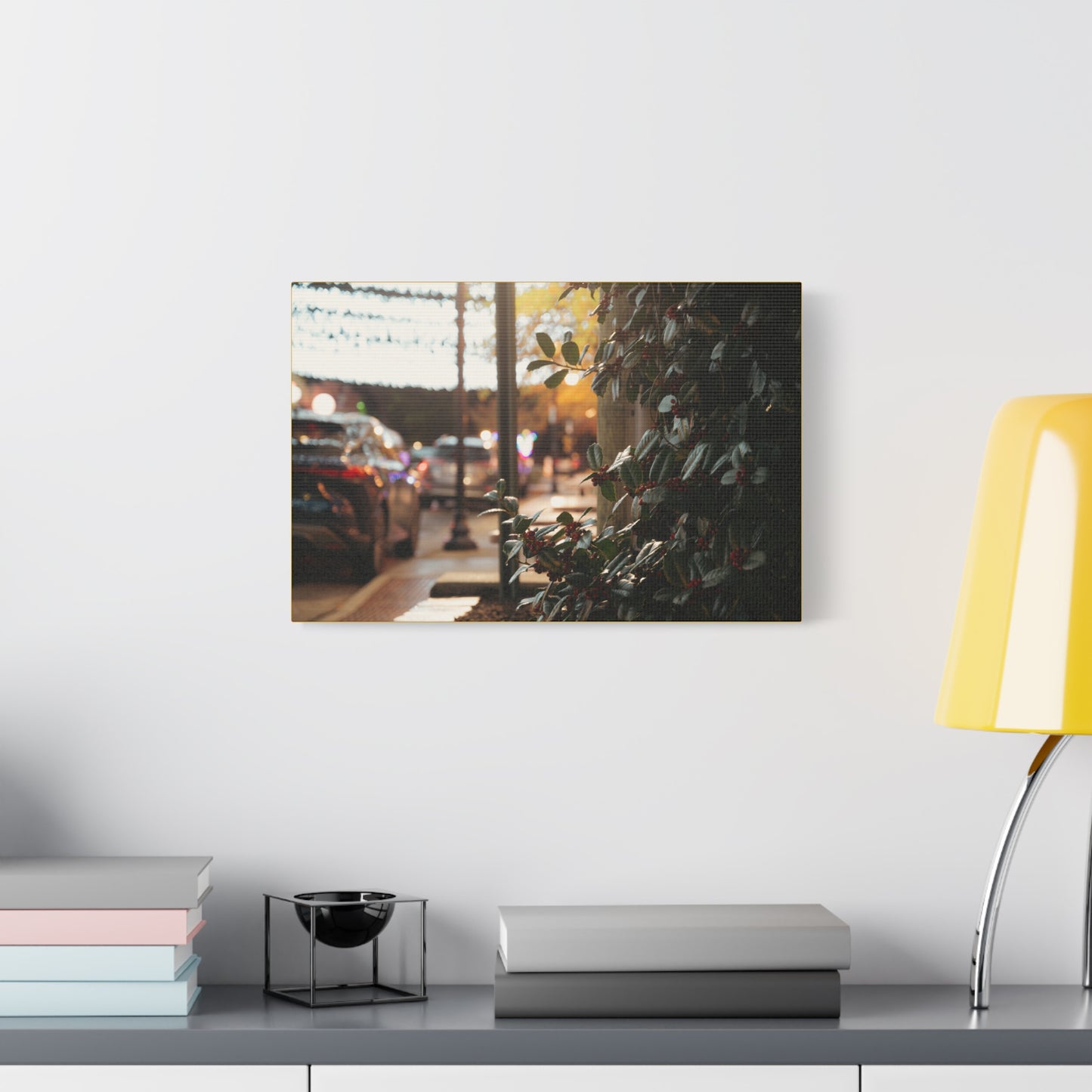Mercer Village: Matte Stretched Canvas Print