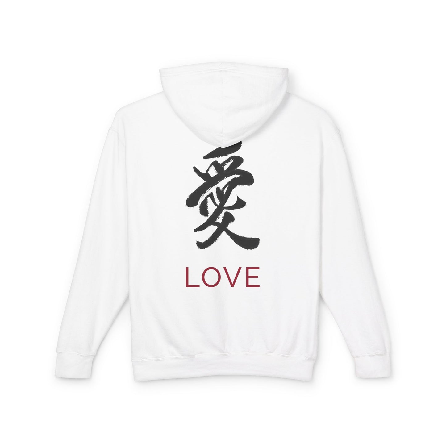 Unisex Lightweight Hooded Sweatshirt - Cherry Blossom Love Design - Perfect Gift for Cherry Blossom Festival!