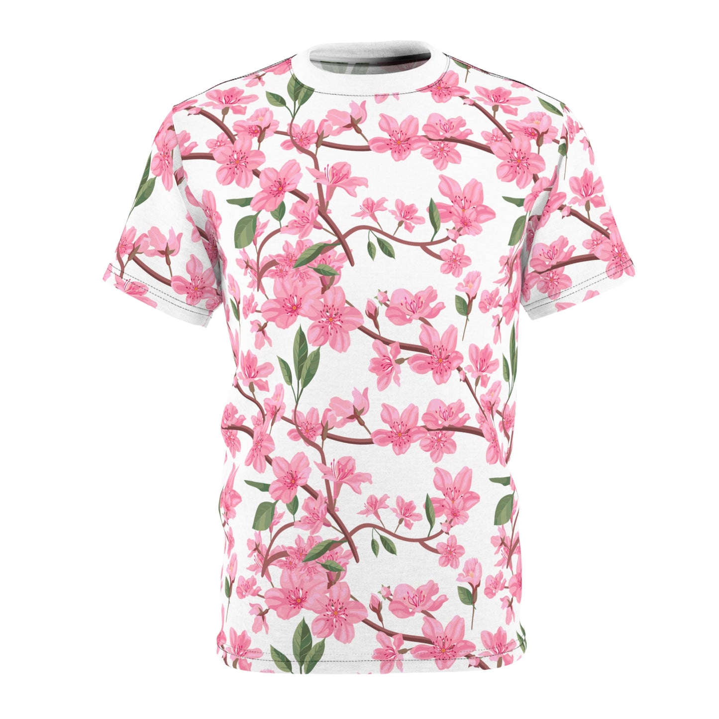 Cherry Blossom Unisex Tee - Floral Print Tee for Cherry Blossom Festival