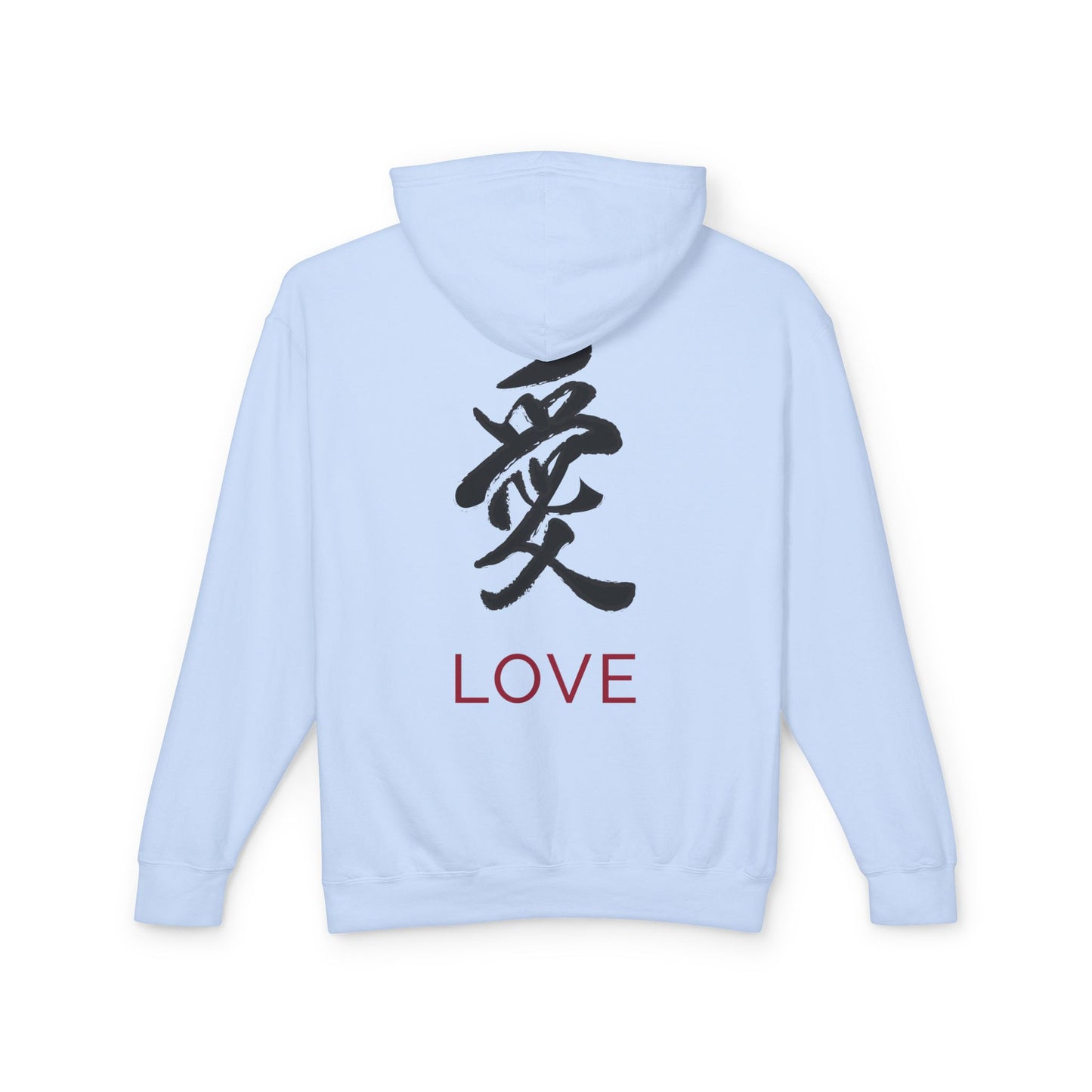 Unisex Lightweight Hooded Sweatshirt - Cherry Blossom Love Design - Perfect Gift for Cherry Blossom Festival!