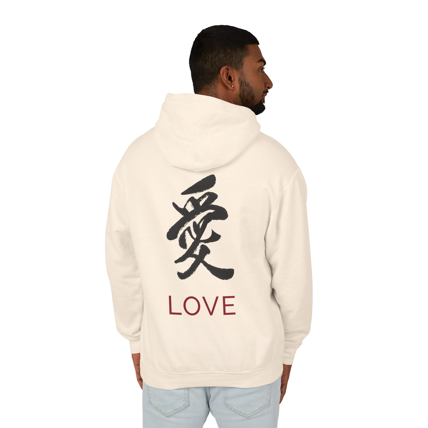 Unisex Lightweight Hooded Sweatshirt - Cherry Blossom Love Design - Perfect Gift for Cherry Blossom Festival!