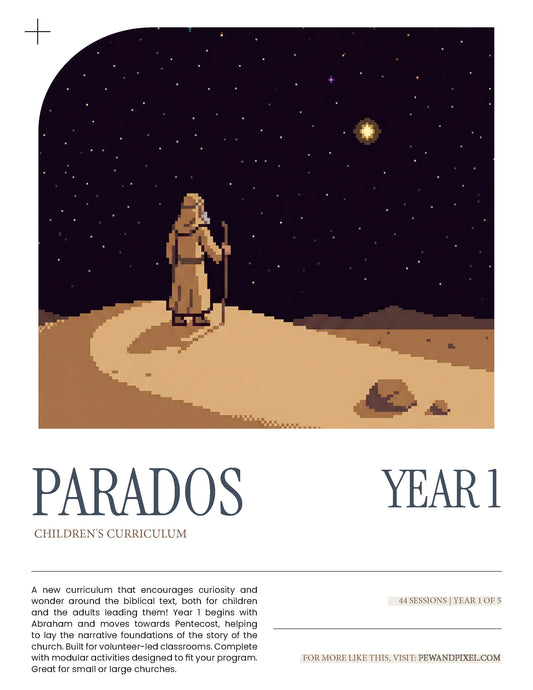 PARADOS Children's Curriculum: Year 1 (Printable PDF)